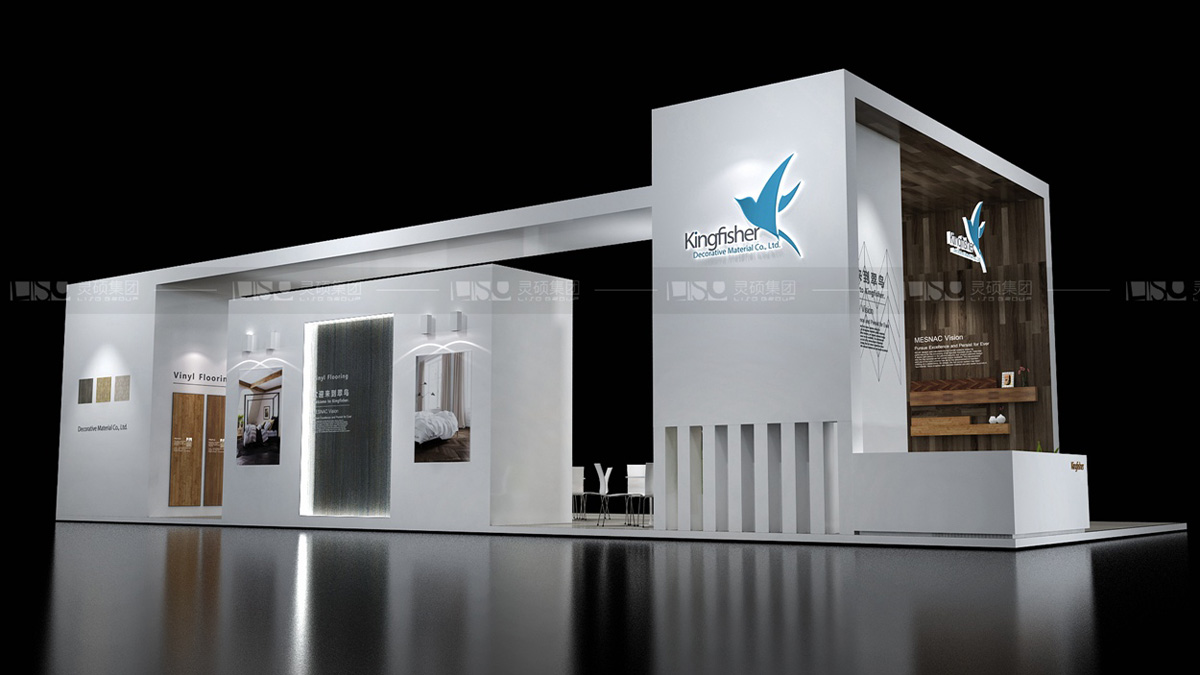 翠鳥-地面材料展臺設計案例