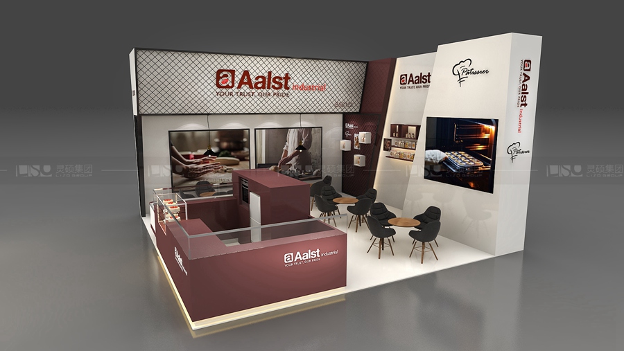奧世-焙烤展展臺設(shè)計(jì)案例