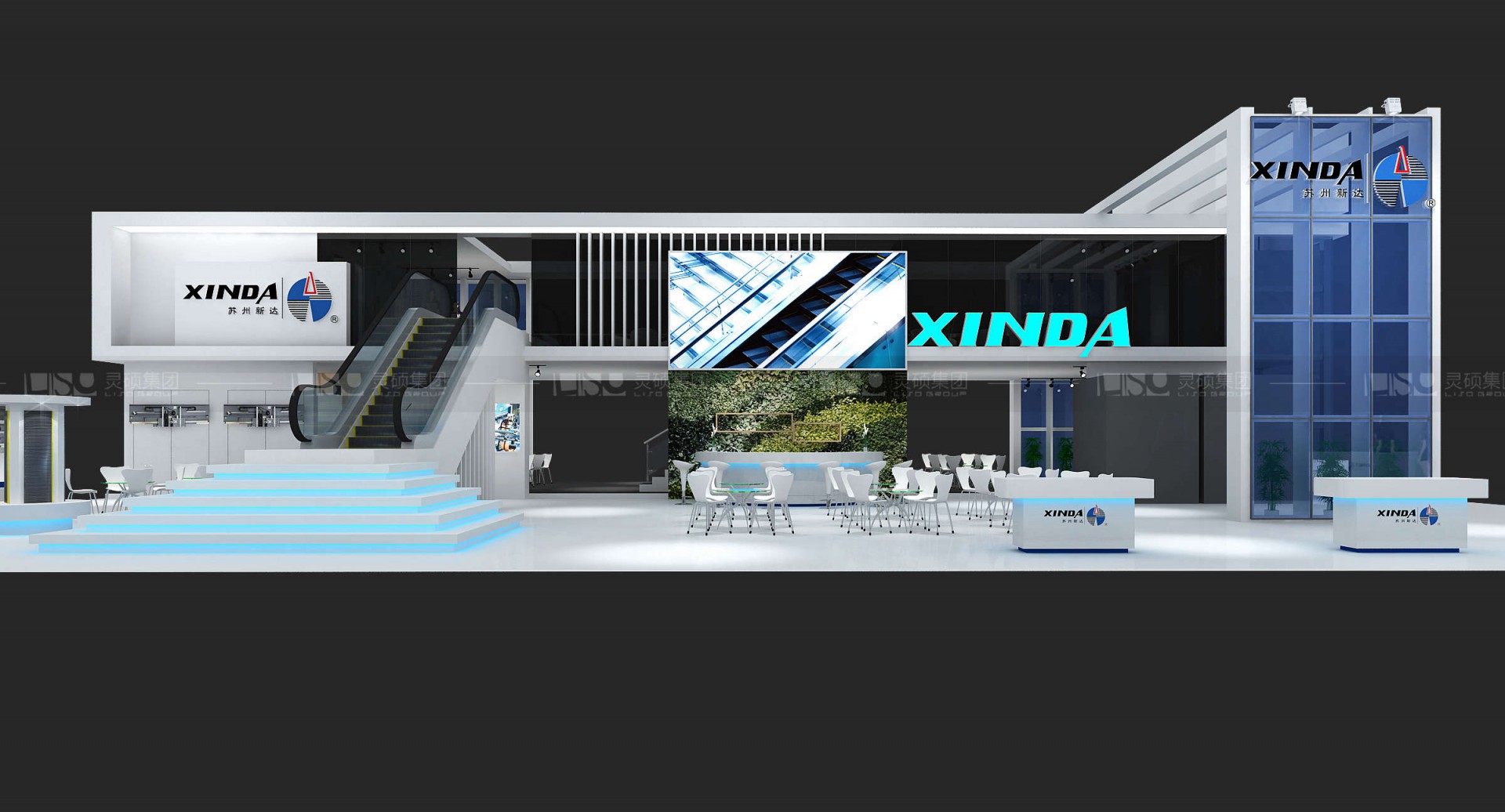 新達(dá)-電梯展展臺設(shè)計(jì)案例