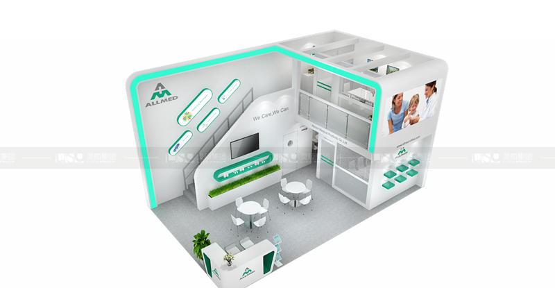 國外展臺(tái)設(shè)計(jì)搭建-奧美醫(yī)療