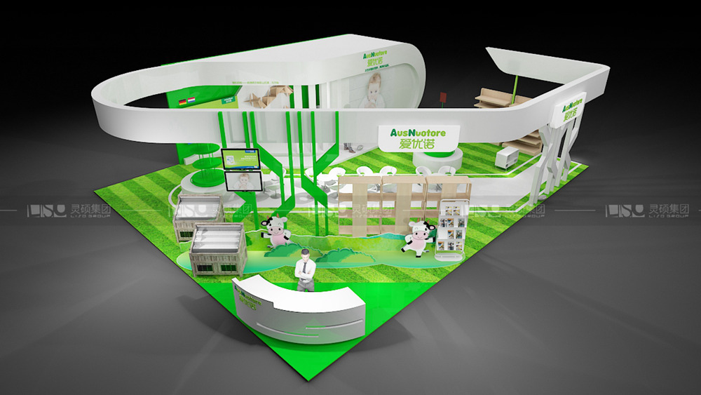 賓美諾-孕嬰童展臺設(shè)計案例