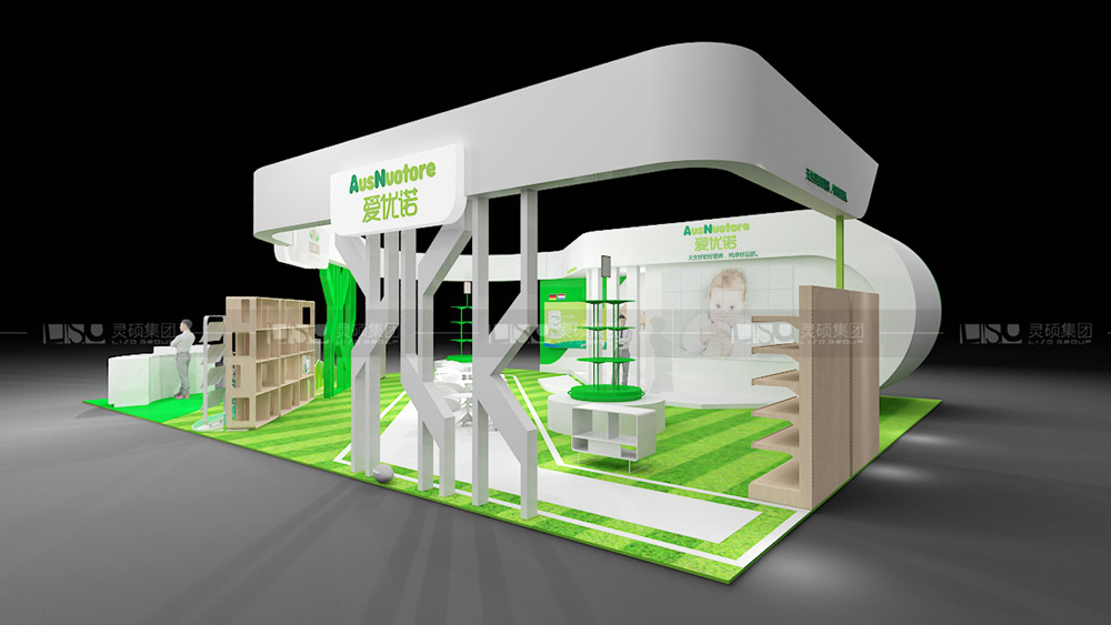 賓美諾-孕嬰童展臺設(shè)計案例