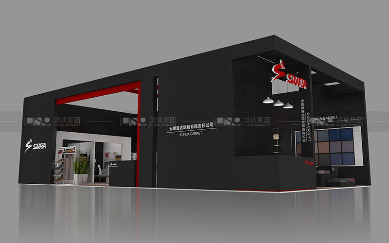 昆達-地材展臺設計搭建案例