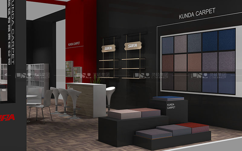 昆達-地材展臺設計搭建案例