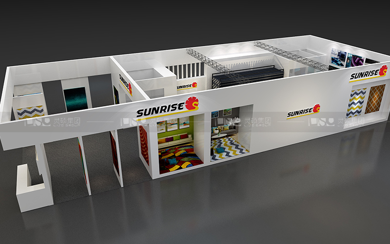 鴻旭-地材展臺設計搭建案例