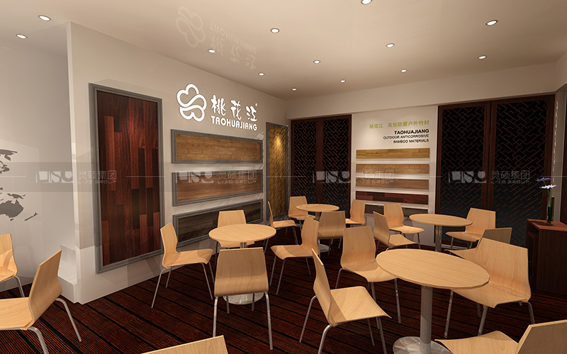 桃花江-地材展臺設計搭建案例