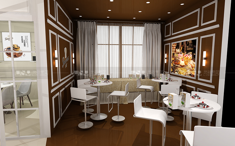 輝山-焙烤展臺設計搭建案例