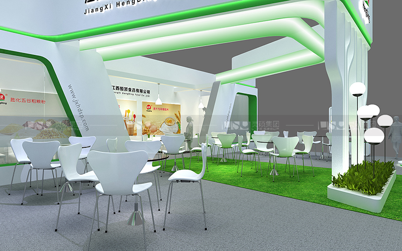 恒頂-食品添加劑展臺設(shè)計搭建案例