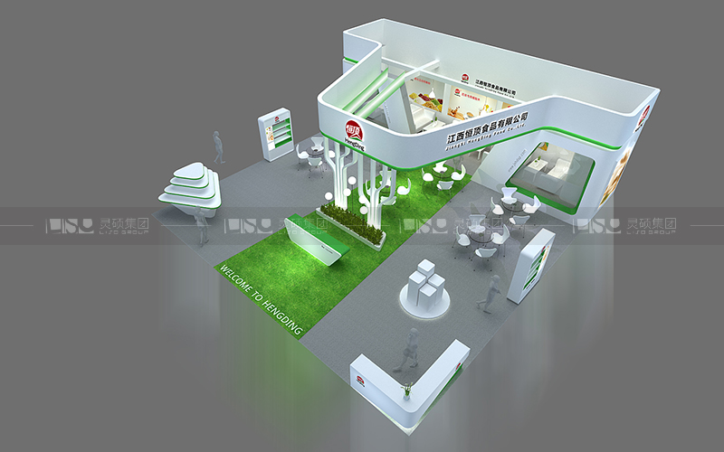 恒頂-食品添加劑展臺設(shè)計搭建案例