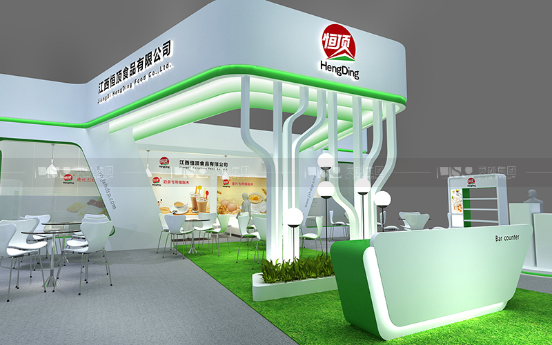 恒頂-食品添加劑展臺設(shè)計搭建案例