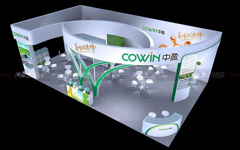 中盈-食品添加劑展臺設計搭建案例