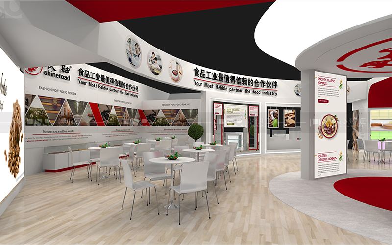 欣融-食品添加劑展臺設計搭建案例