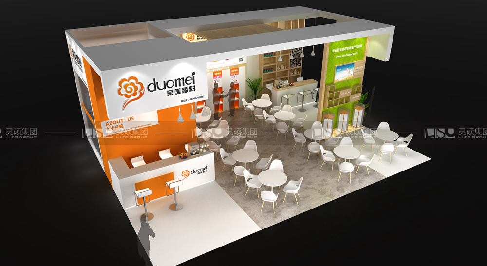 朵美-食品添加劑展臺(tái)設(shè)計(jì)搭建案例