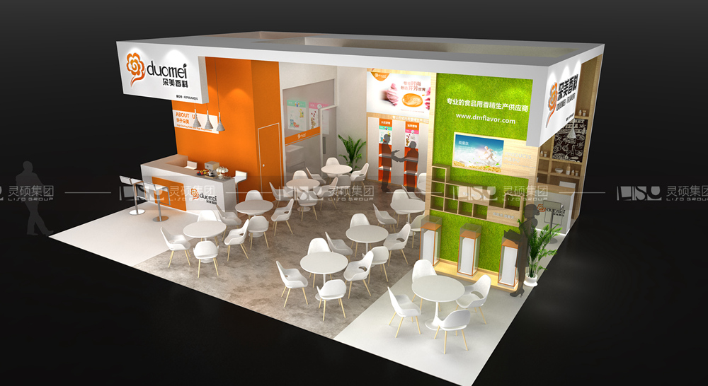 朵美-食品添加劑展臺(tái)設(shè)計(jì)搭建案例