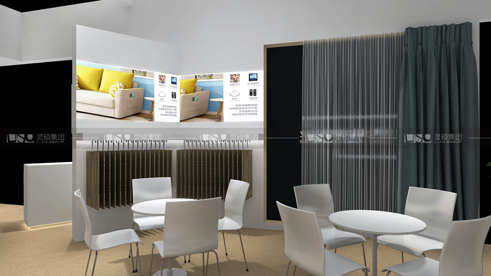 嘉嘉-紡織面輔料展臺設(shè)計搭建案例