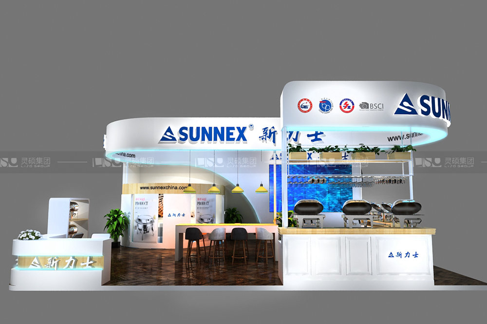 日升-酒店用品展臺設(shè)計(jì)搭建案例