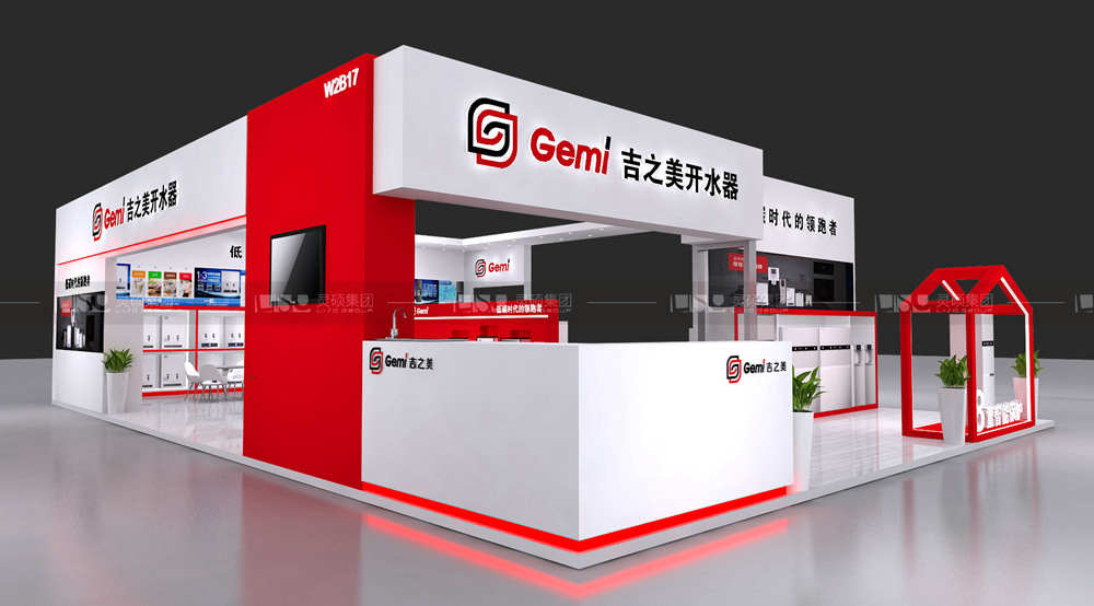 吉之美-酒店用品展臺設(shè)計(jì)搭建案例