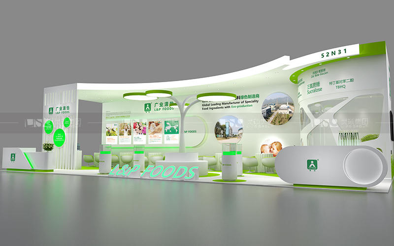 清怡-食品添加劑展臺設計搭建案例