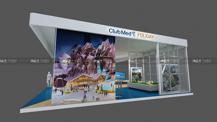 復星旅文-2019年上海展會展臺設計案例