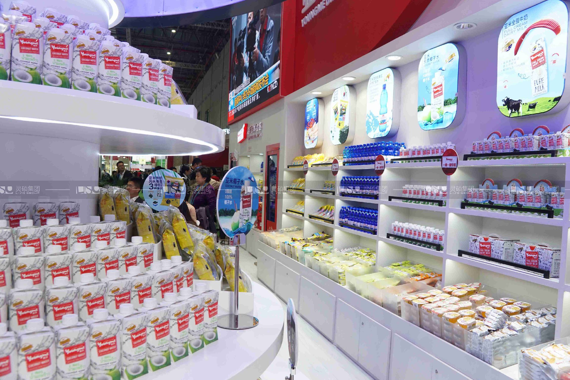 來伊份-2019年上海展會展臺設計案例