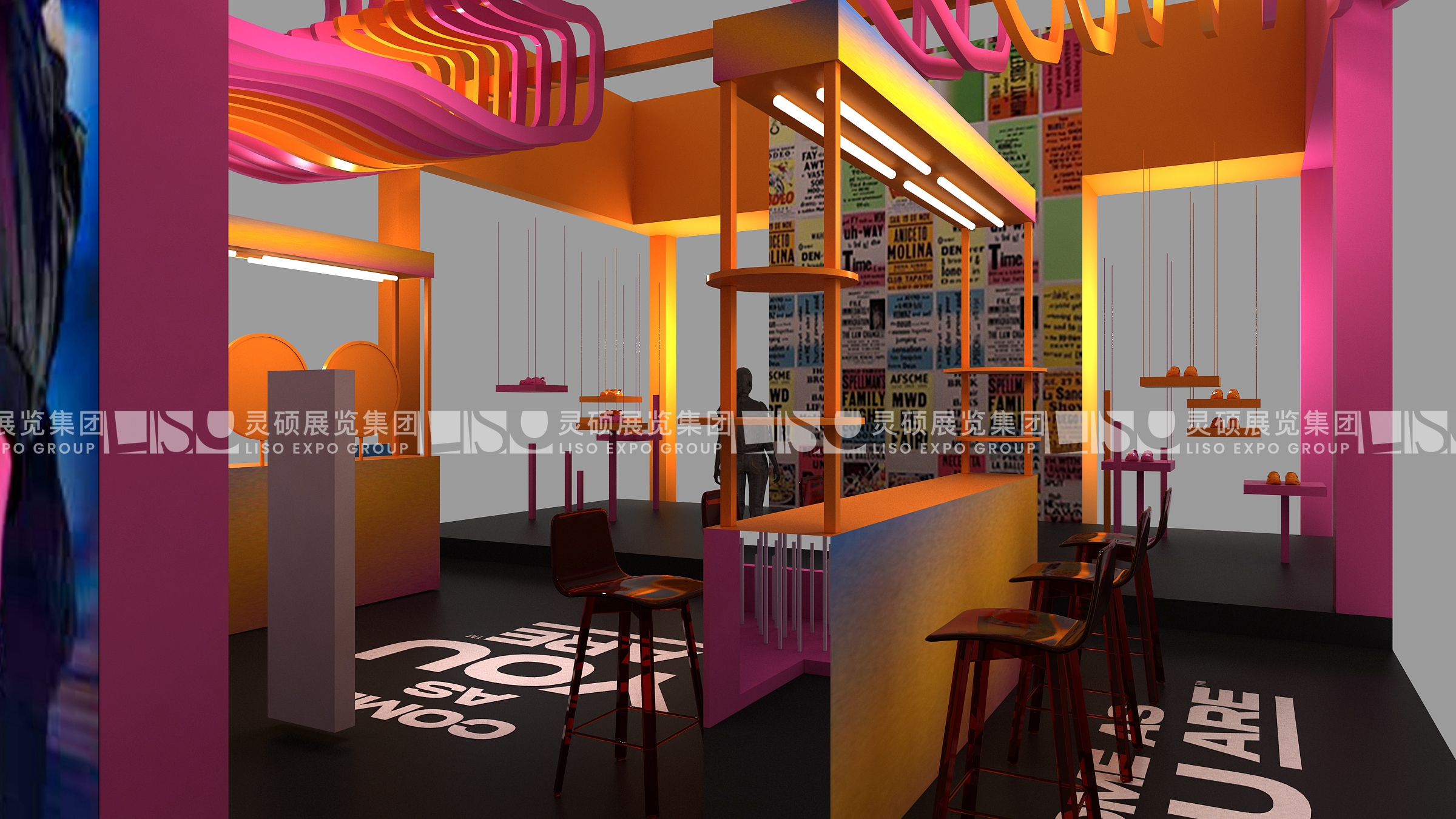 卡駱馳crocs-上海展會展臺設計搭建案例