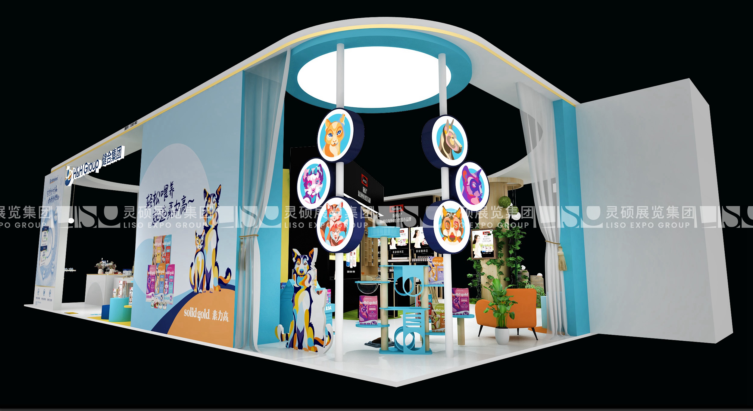 上海展臺設計搭建案例（Swisse）