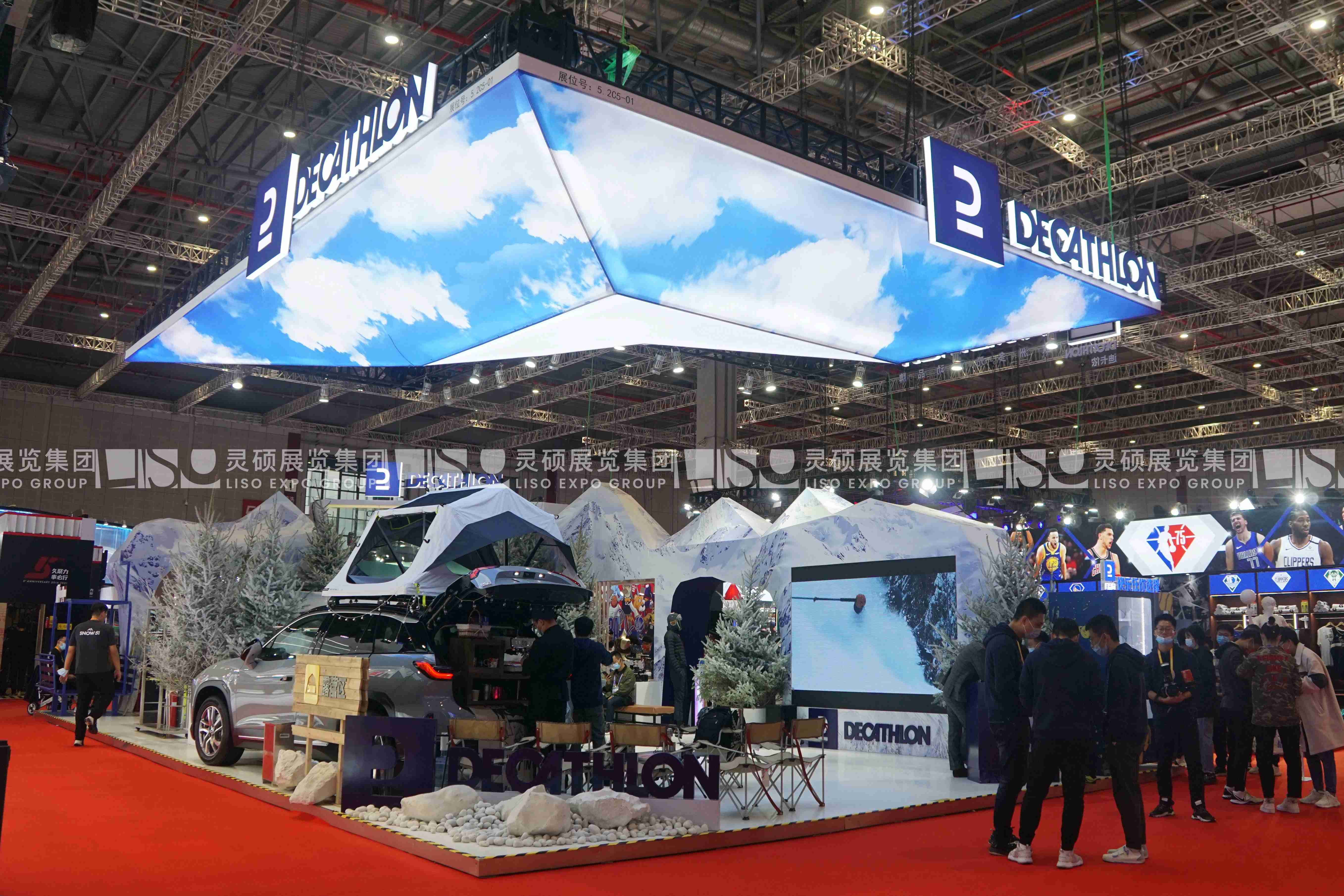 迪卡儂-上海展會展臺設計案例