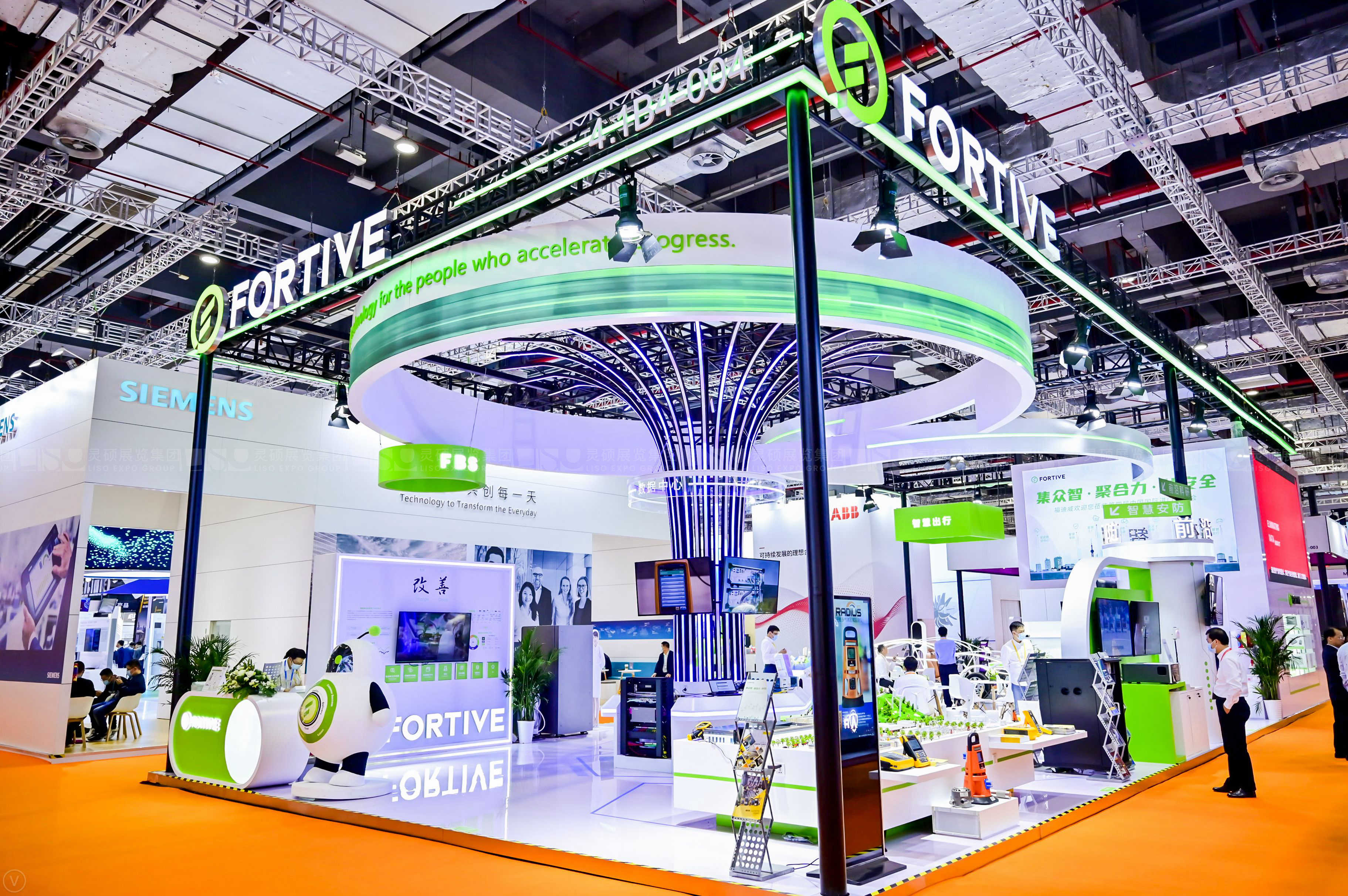 福迪威Fortive-上海展會展臺設計案例