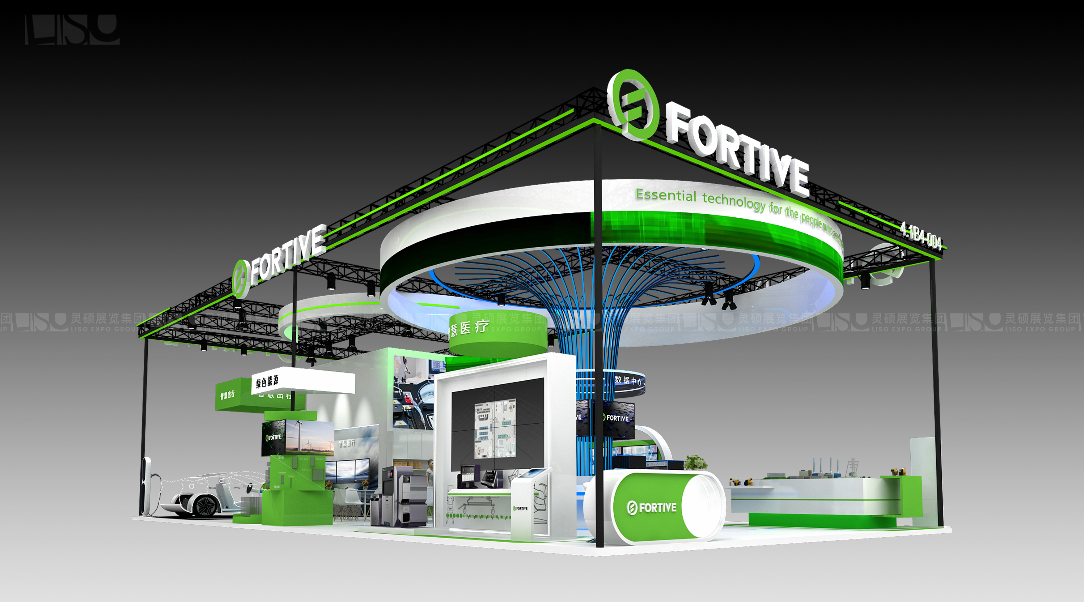 福迪威Fortive-上海展會展臺設計案例