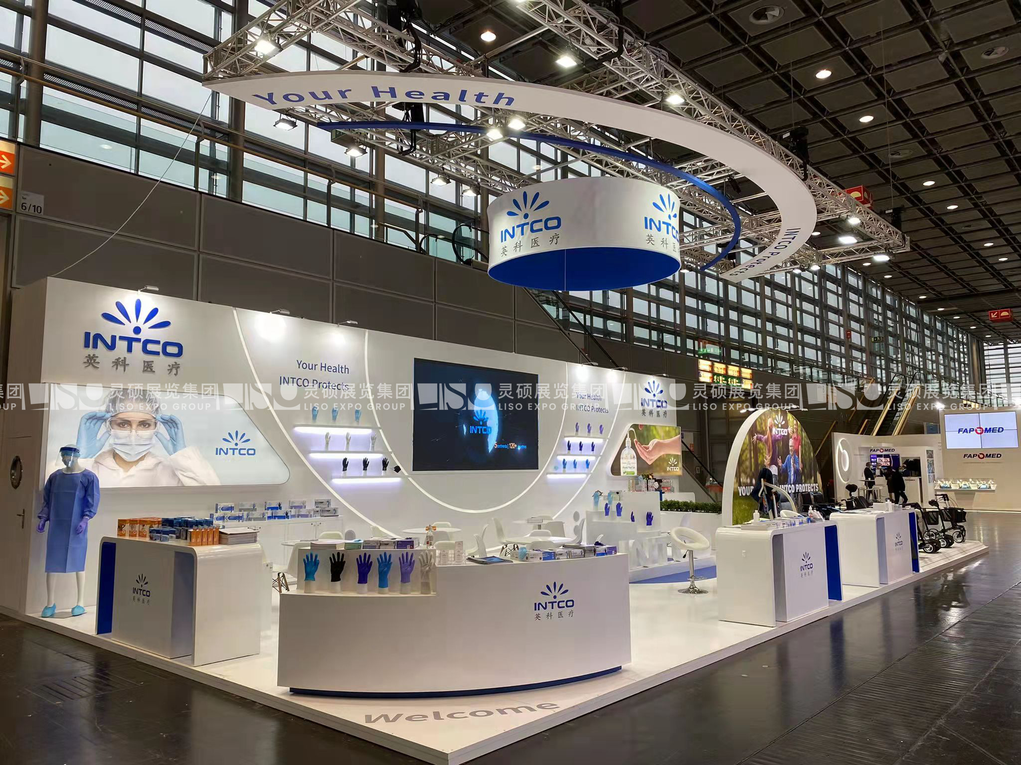 Medica展臺設(shè)計搭建-英科醫(yī)療