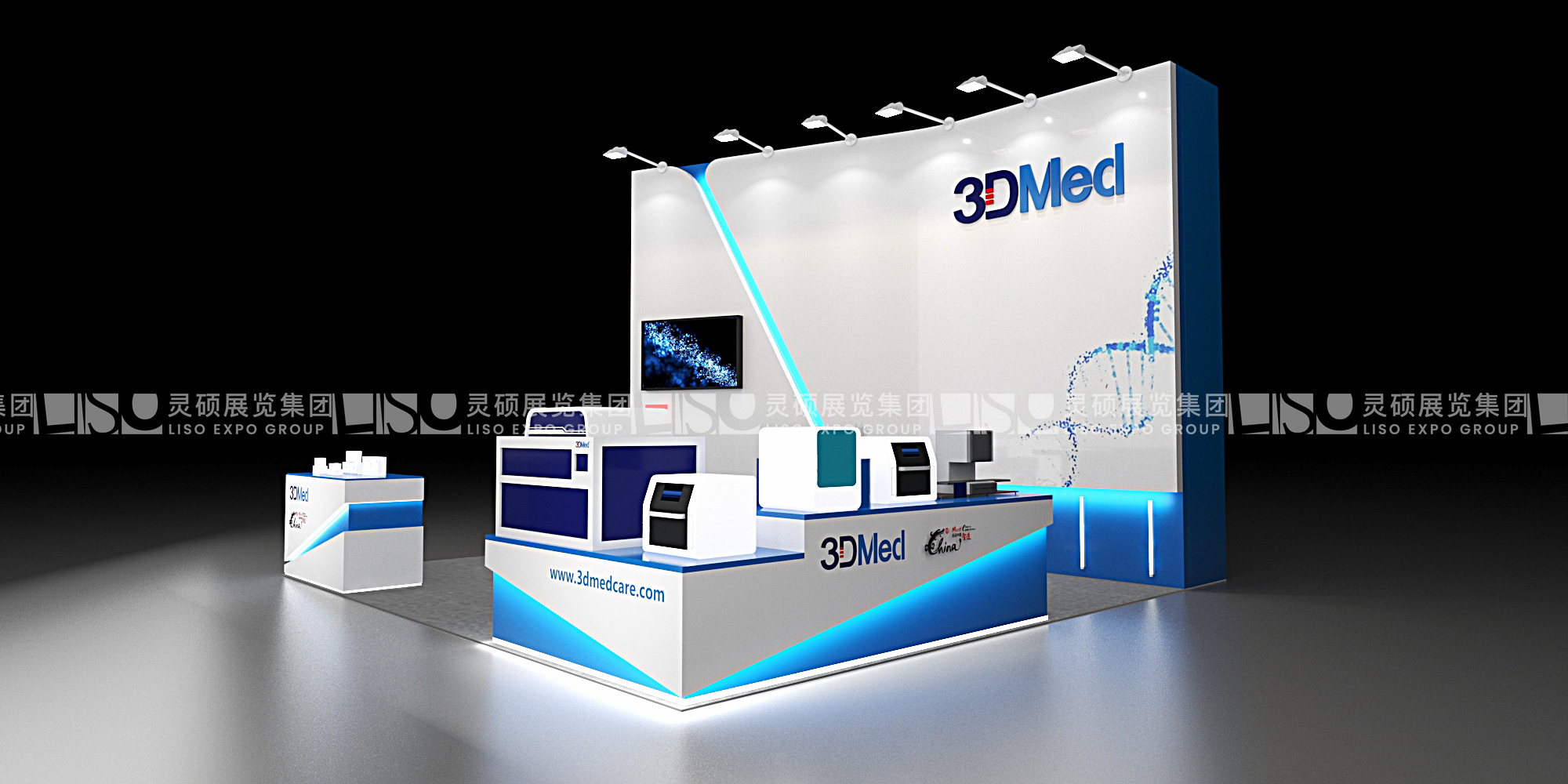 國外展臺設計搭建-思路迪醫療
