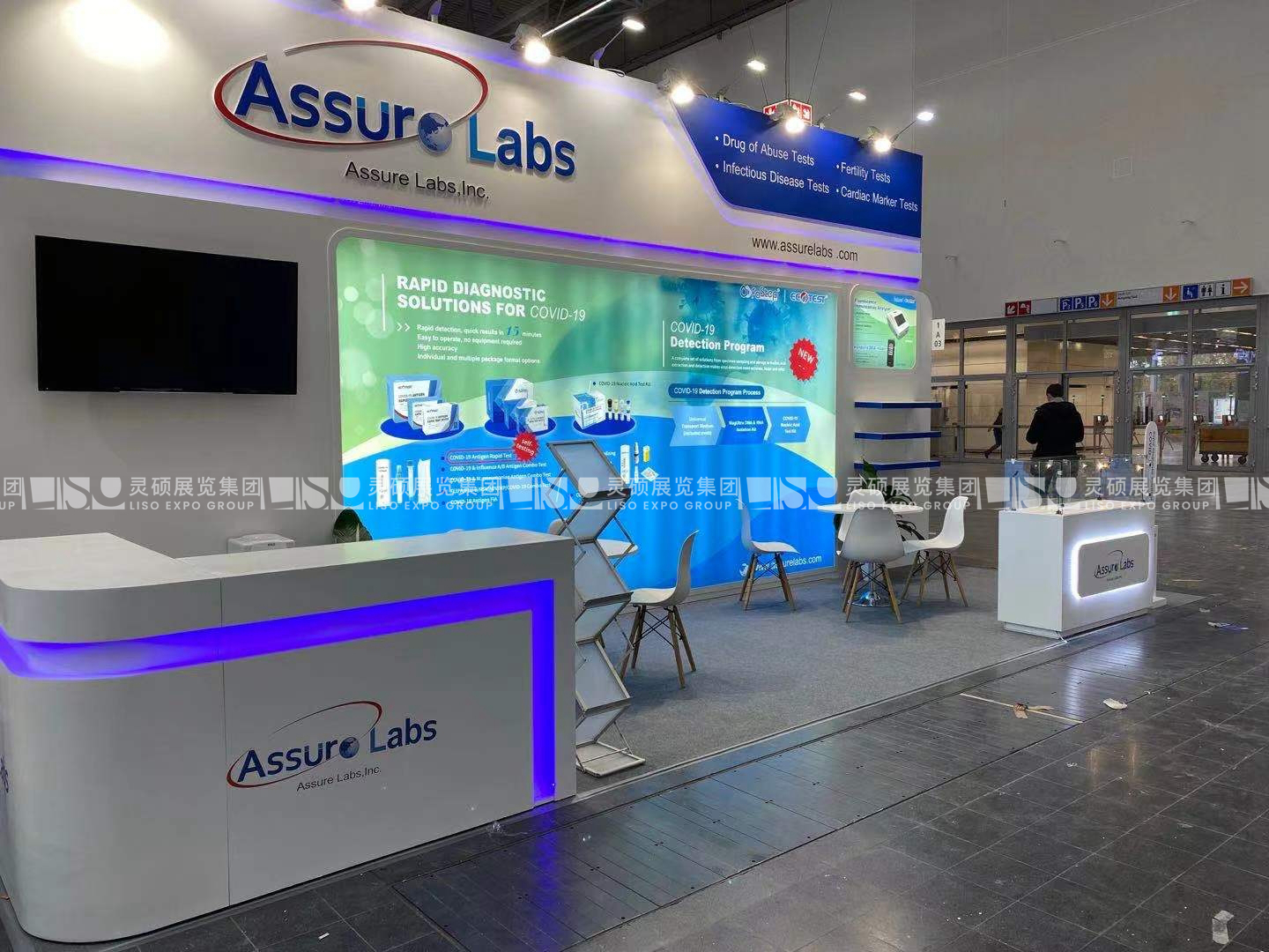 國外展臺設計搭建-安旭生物