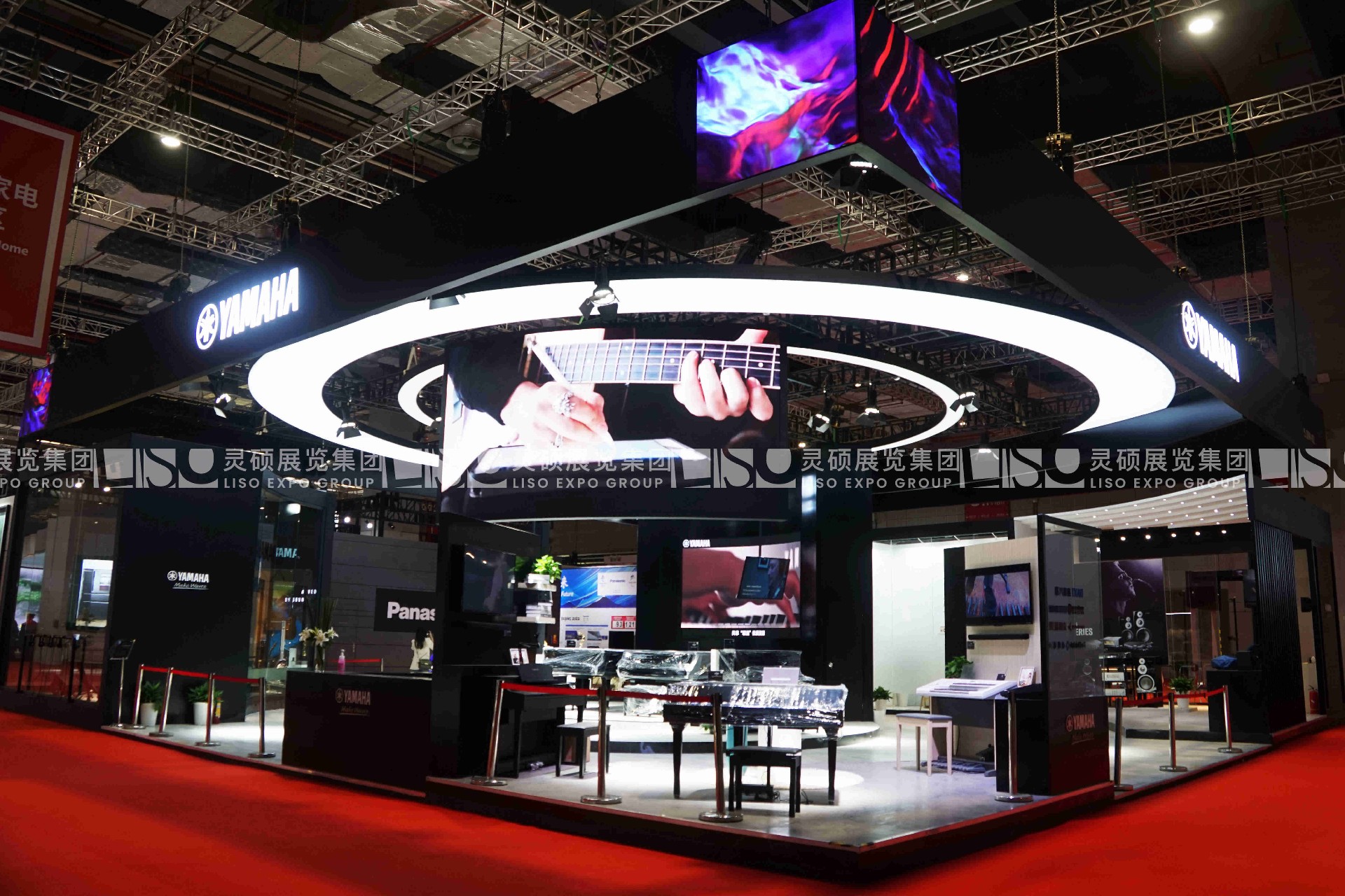 雅馬哈-上海展會展臺設計搭建案例