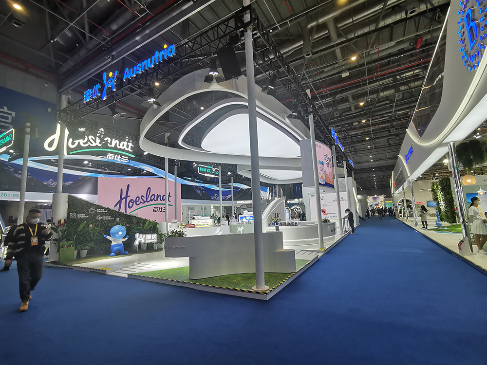上海展會展臺設計搭建案例-澳優乳業