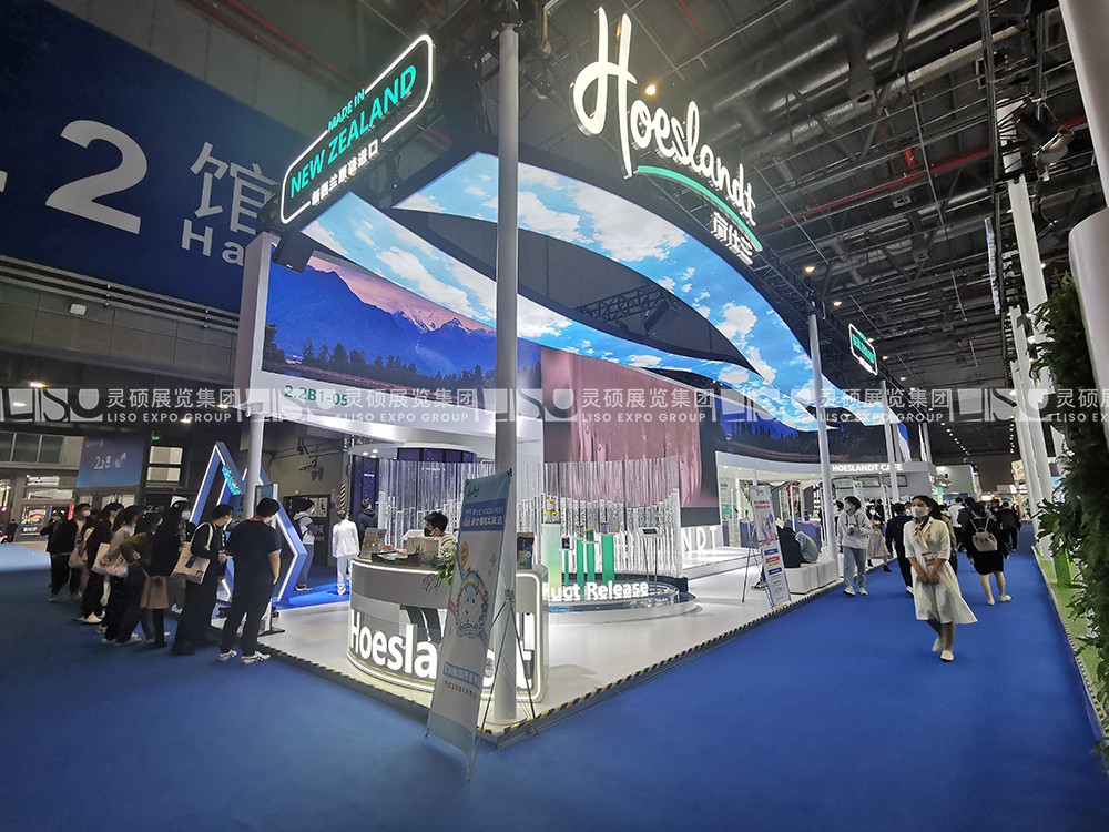 上海展會展臺設計搭建案例-澳優乳業