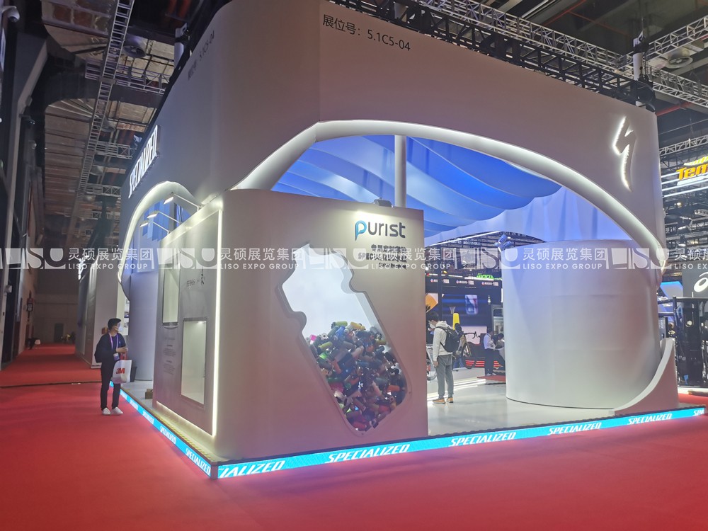 上海展會展臺設計搭建案例-SPECIALIZED閃電