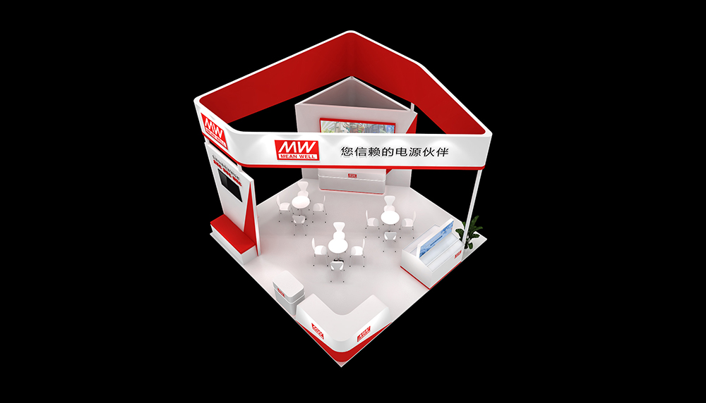 上海展會展臺設計搭建案例-明緯