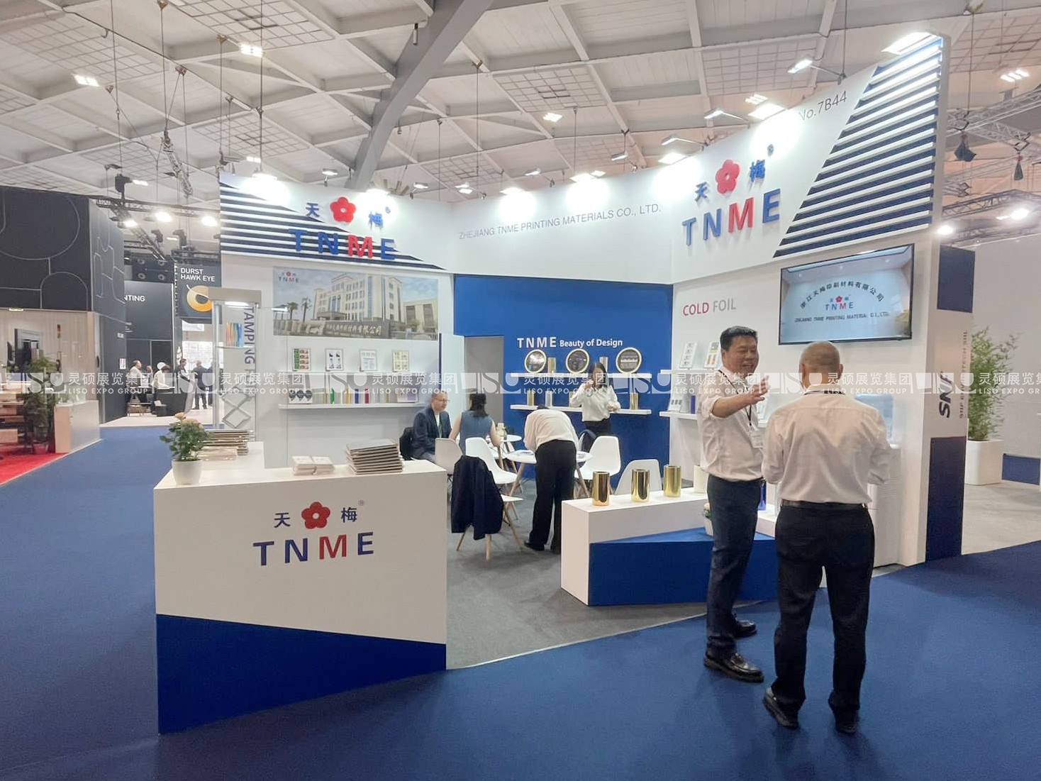 國際標簽展展臺設計搭建-天梅