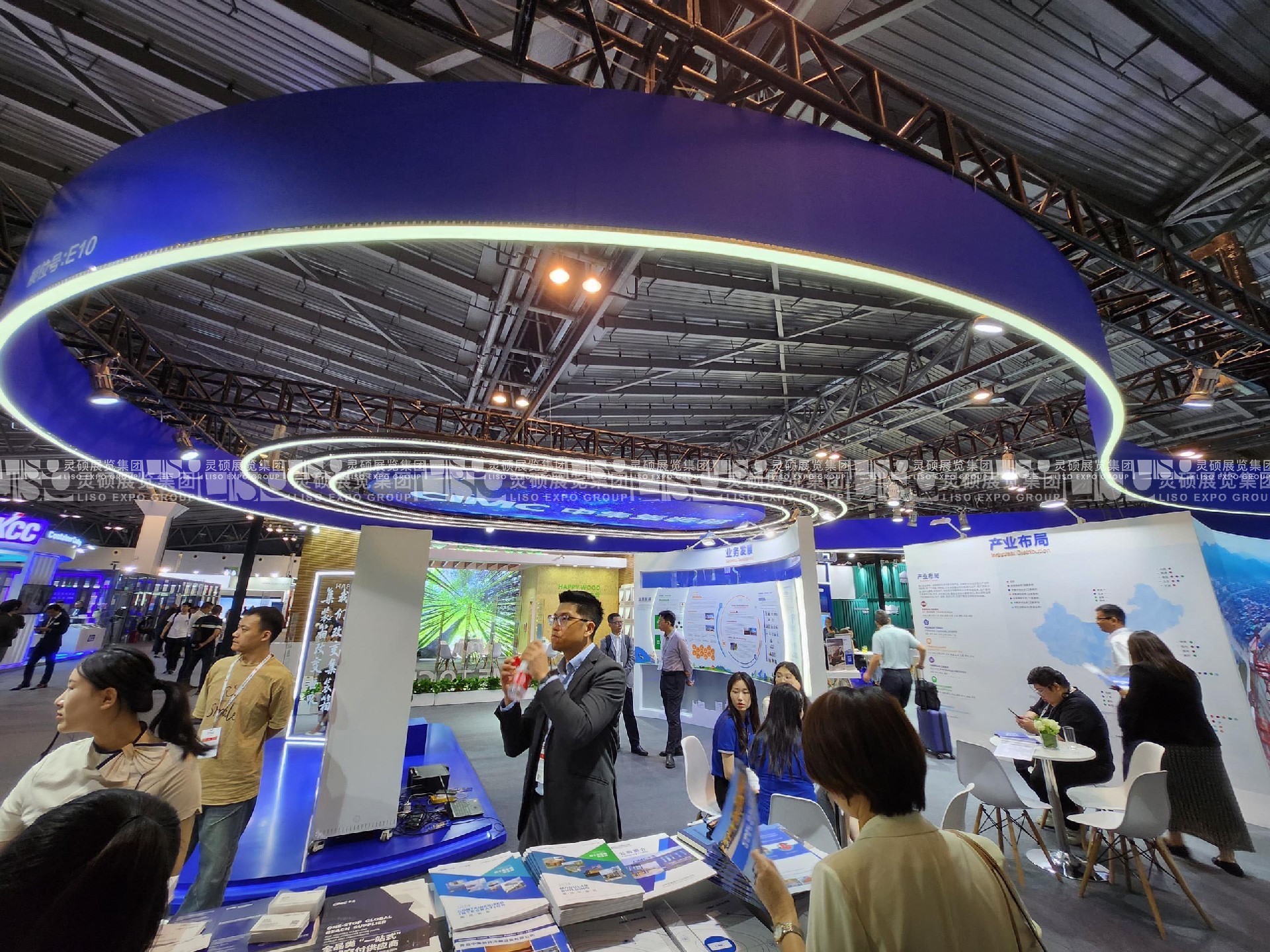 集裝箱展展臺設計搭建案例-中集