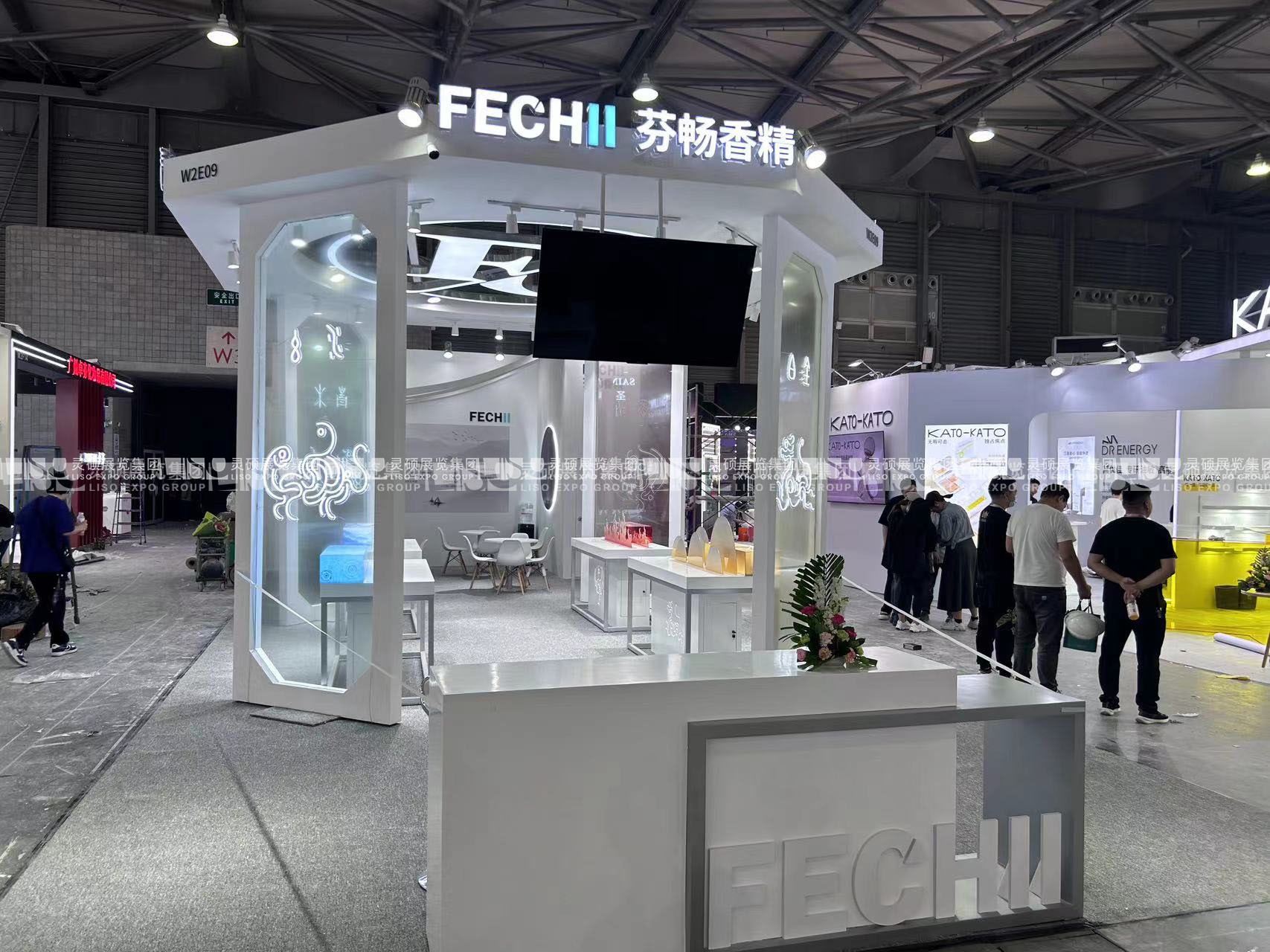 美博會展臺設計搭建案例-芬暢