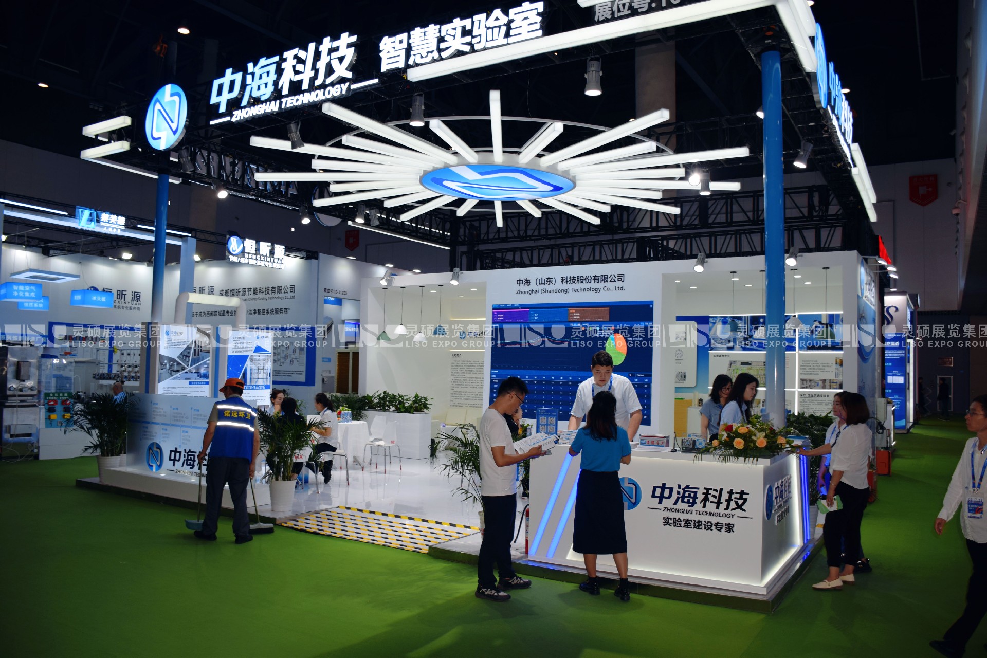 醫(yī)院建設(shè)大會展臺設(shè)計搭建案例-中海科技