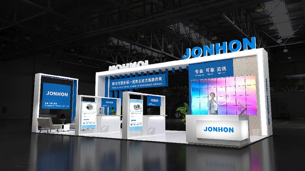 SNEC展臺設計搭建案例-中航光電