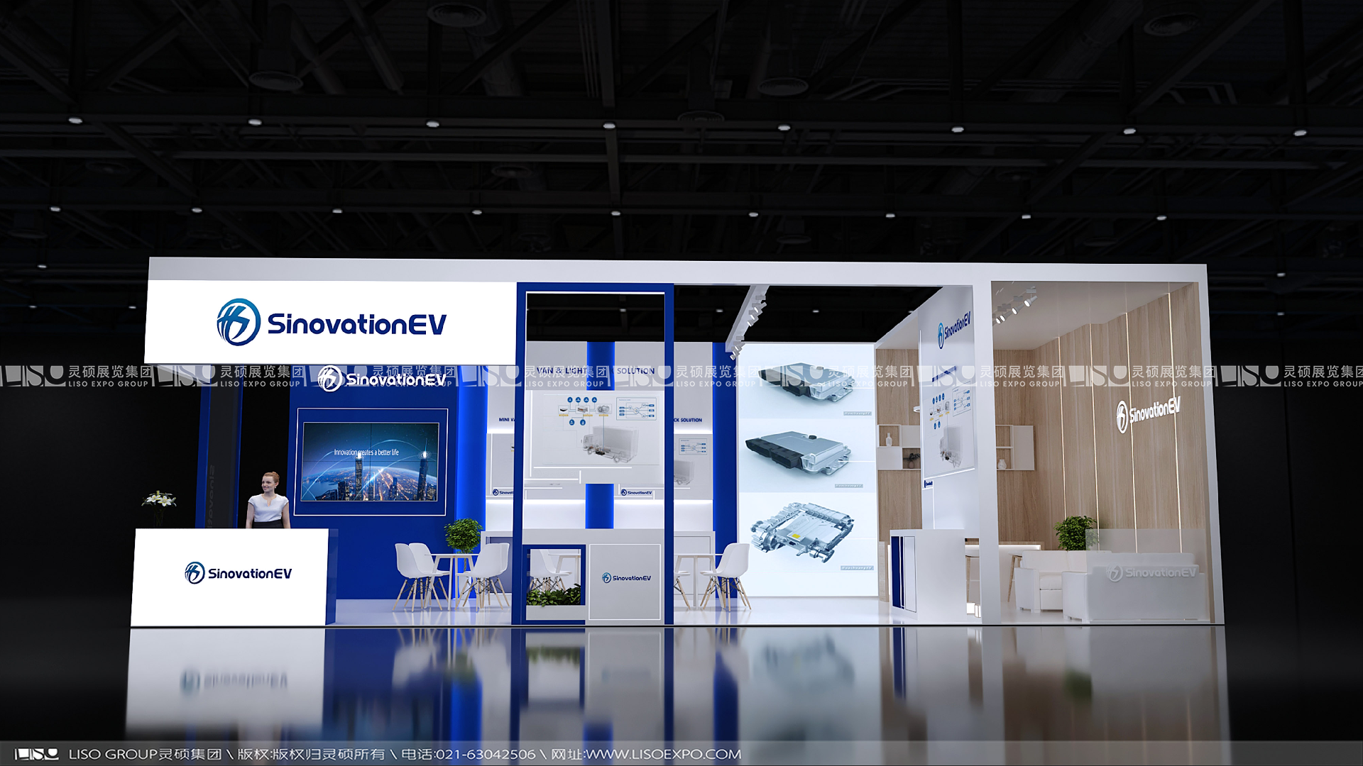 德國漢諾威車展展臺設計搭建案例-理工華創