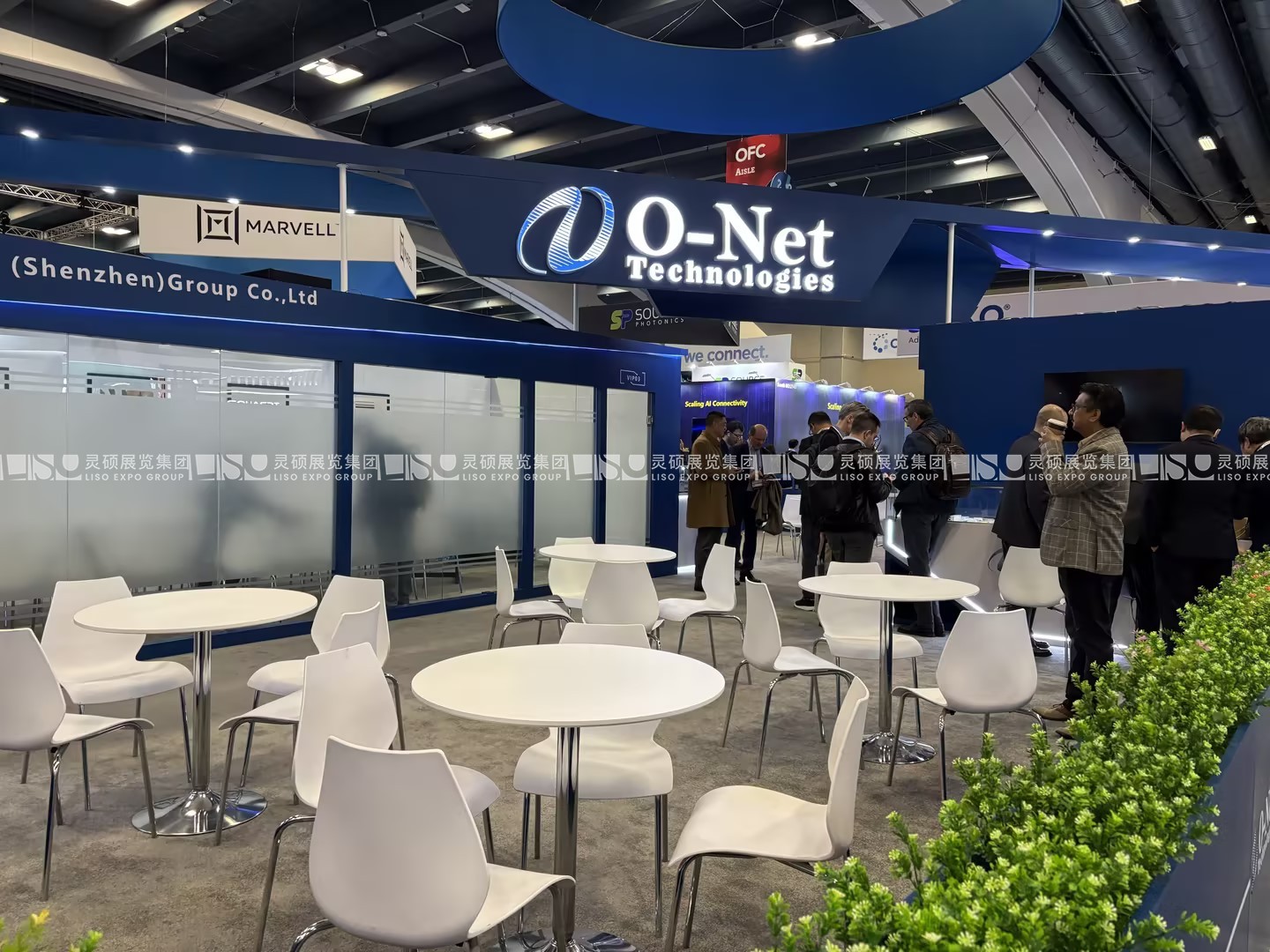 美國展臺設計搭建（光纖通訊展）