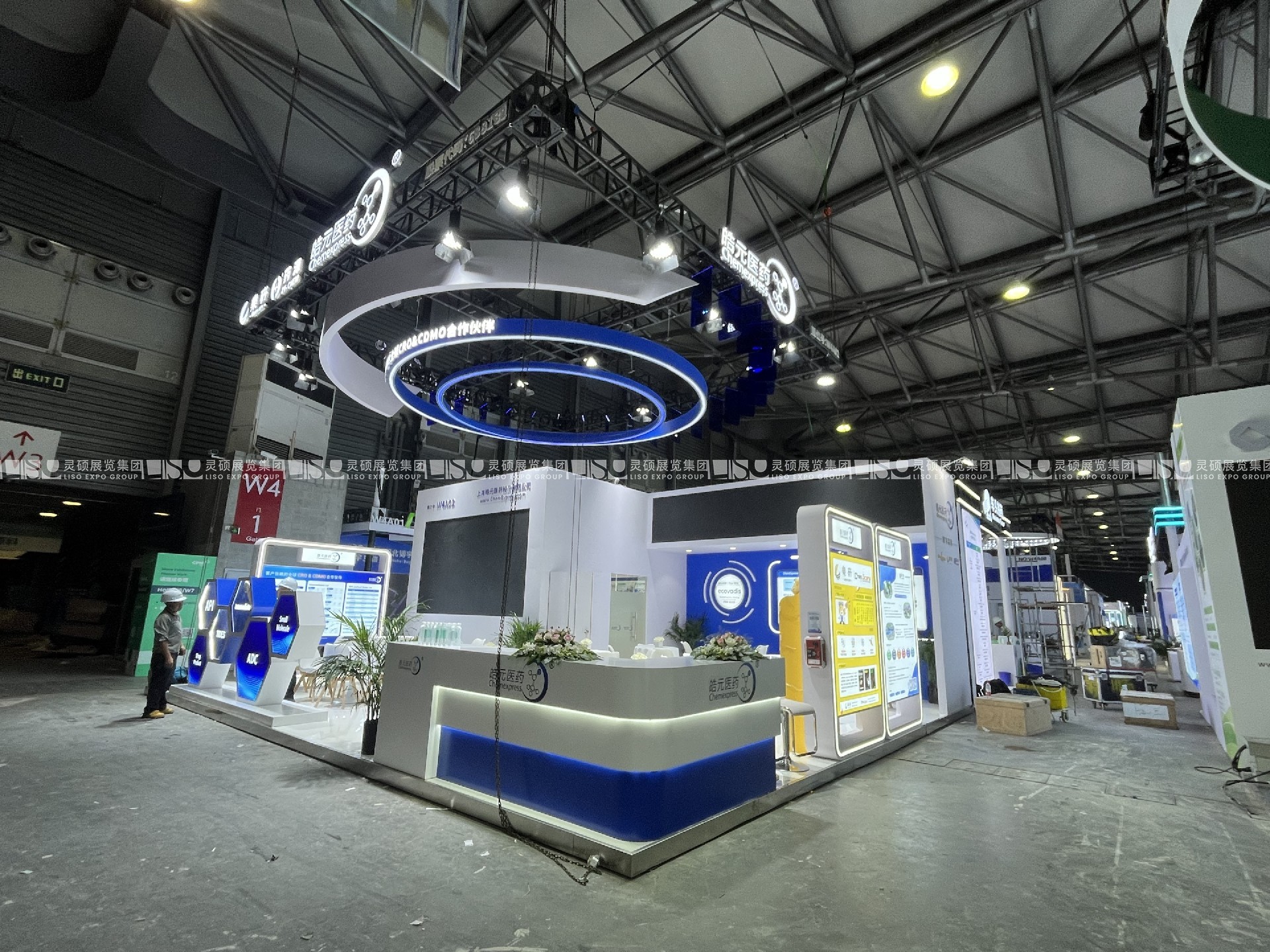 上海展臺設計搭建（世界制藥原料展）