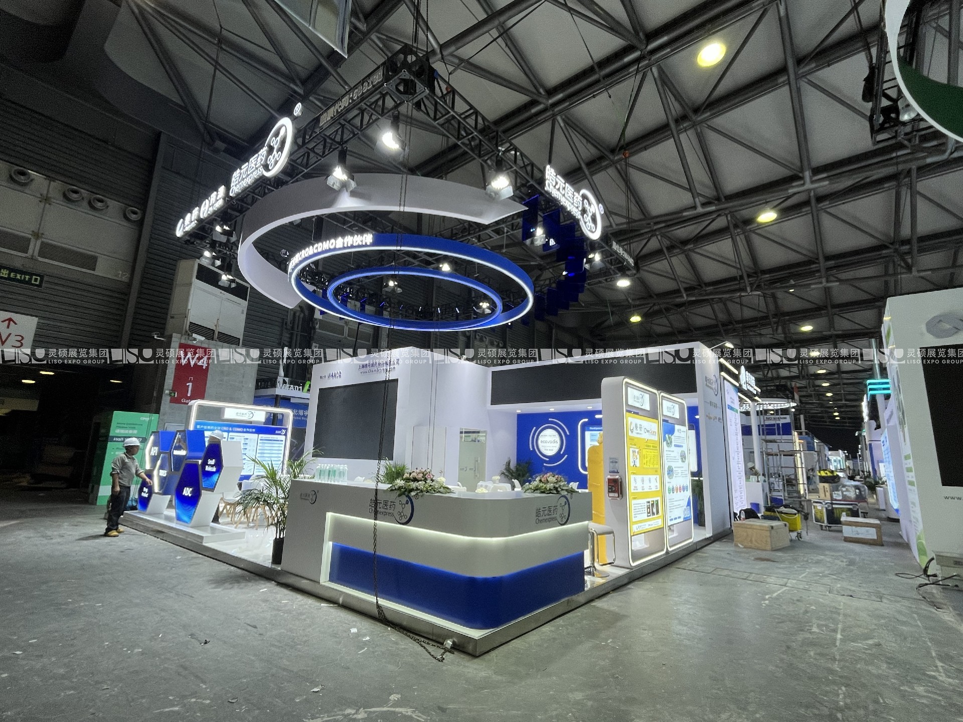 上海展臺設計搭建（世界制藥原料展）